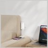 Ładowarka sieciowa 4smarts FlatPlug Slim Dual 45W GaN 2xUSB-C biały